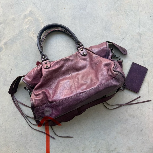 Vintage balenciaga purple city bag - Picture 7 of 7
